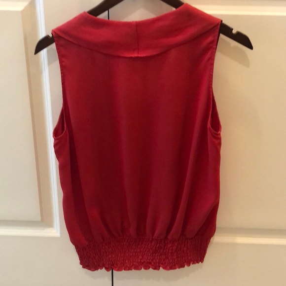 Red ruffle summer top - Picture 5 of 5